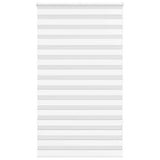 VidaXL Zebra-Rollo 135x200 cm Stoffbreite 130,9 cm Polyester weiß