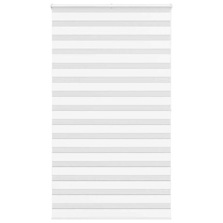 VidaXL Zebra-Rollo 135x200 cm Stoffbreite 130,9 cm Polyester weiß