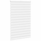 Vidaxl Zebra Rouleau aveugle 145x200 cm Largeur de poussière 140,9 cm Polyester blanc