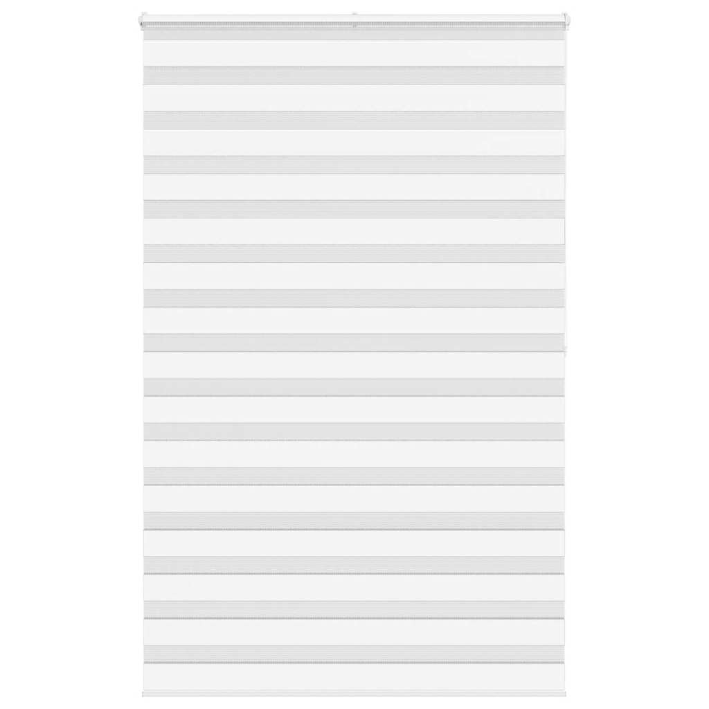 VidaXL Zebra-Rollo 150x200 cm Stoffbreite 145,9 cm Polyester weiß