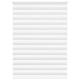 VidaXL Zebra-Rollo 160x200 cm Stoffbreite 155,9 cm Polyester weiß