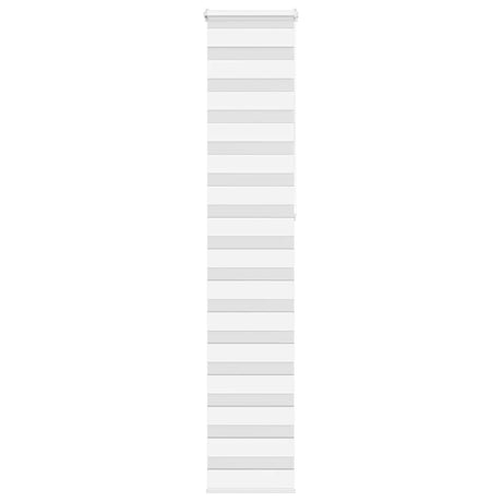 VidaXL Zebra-Rollo 40x230 cm Stoffbreite 35,9 cm Polyester weiß