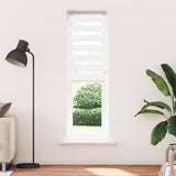 VidaXL Zebra-Rollo 60x230 cm Stoffbreite 55,9 cm Polyester weiß