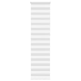 Vidaxl Zebra Roller Blind 65x230 cm Stofbredde 60,9 cm polyester hvid