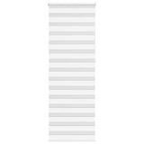 Vidaxl Zebra Roller Blind 80x230 cm støvbredde 75,9 cm polyester hvid