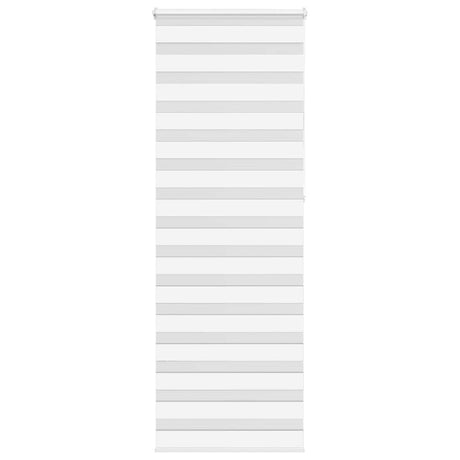 Vidaxx Zebra-Rollo 80x230 cm Stoffbreite 75,9 cm Polyester weiß