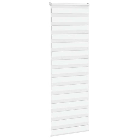 Vidaxx Zebra-Rollo 80x230 cm Stoffbreite 75,9 cm Polyester weiß