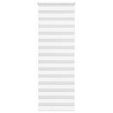 Vidaxl zebra rullo cieco 85x230 cm Larghezza tessuto 80,9 cm in poliestere bianco