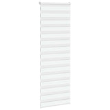 Vidaxl Zebra Roller Blind 90x230 CM Fabric Ancho de 85.9 cm de poliéster blanco