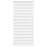 Vidaxl Zebra Roller Blind 95x230 CM Fabric Ancho de 90.9 cm de poliéster blanco