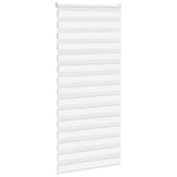 Vidaxx Zebra-Rollo 100x230 cm Stoffbreite 95,9 cm Polyester weiß