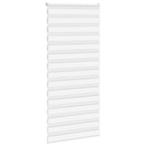 VidaXL Zebra-Rollo 115x230 cm Stoffbreite 110,9 cm Polyester weiß
