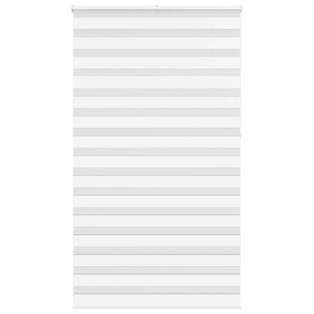 Vidaxl Zebra Roller Blind 120x230 cm Širina tkanine 115,9 cm poliestrska bela