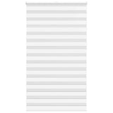 VidaXL Zebra-Rollo 120x230 cm Stoffbreite 115,9 cm Polyester weiß