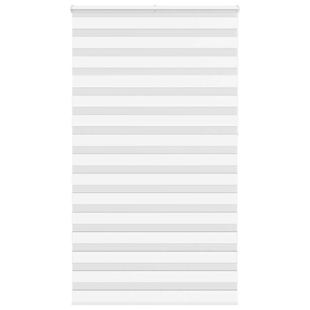 VidaXL Zebra-Rollo 125x230 cm Stoffbreite 120,9 cm Polyester weiß