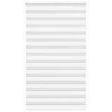 VidaXL Zebra-Rollo 125x230 cm Stoffbreite 120,9 cm Polyester weiß