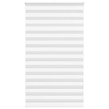 VidaXL Zebra-Rollo 135x230 cm Stoffbreite 130,9 cm Polyester weiß