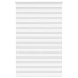 Vidaxl Zebra roller blind 140x230 cm Fabric width 135.9 cm Polyester White