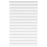 Vidaxl zebra rullo cieco 145x230 cm Larghezza tessuto 140,9 cm in poliestere bianco