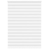 Vidaxl Zebra Rouleau aveugle 155x230 cm Largeur de tissu 150,9 cm Polyester blanc