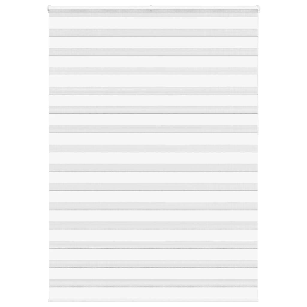 VidaXL Zebra-Rollo 155x230 cm Stoffbreite 150,9 cm Polyester weiß