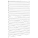 Vidaxl Zebra Rouleau aveugle 155x230 cm Largeur de tissu 150,9 cm Polyester blanc