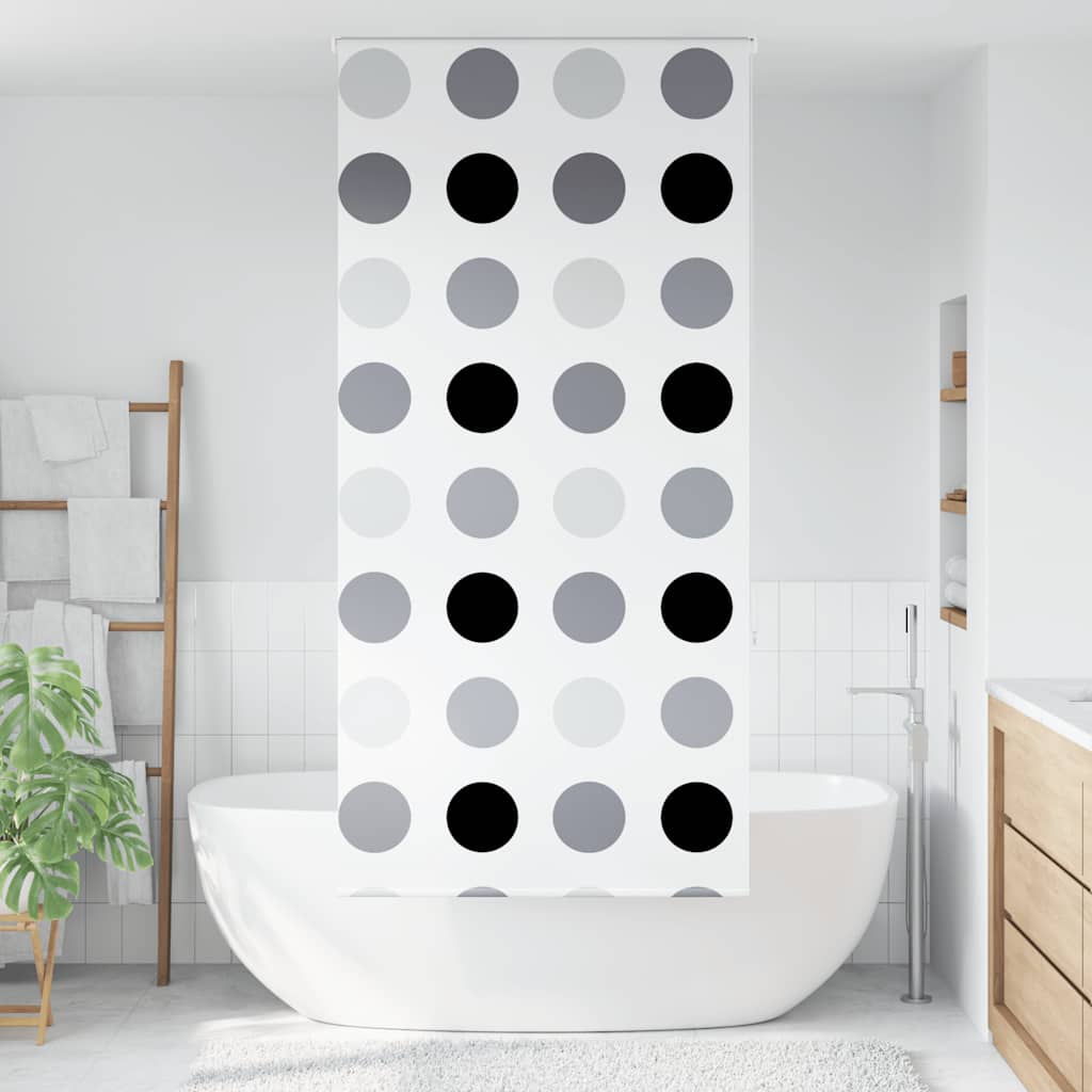 Vidaxx Duschrollo 110x240 cm, Stoffbreite 106 cm