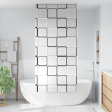 Vidaxl rideau à rouleau de douche 90x240 cm Largeur de poussière 86 cm