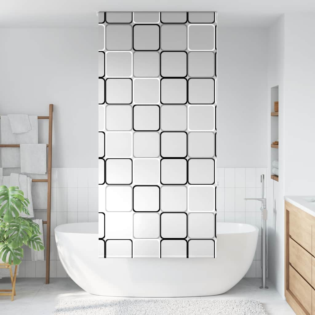 Vidaxl shower roller curtain 100x240 cm dust width 96 cm