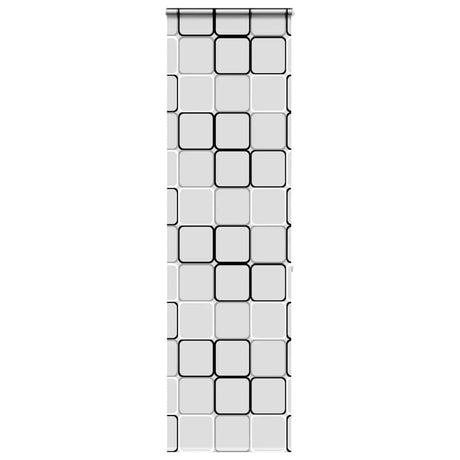 Vidaxl doucherolgordijn met cassette 70x240 cm stofbreedte 66 cm
