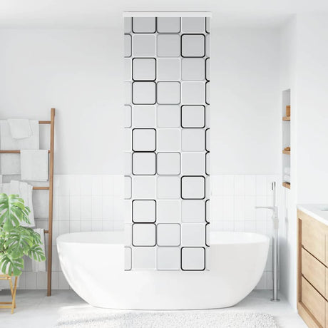 Vidaxl doucherolgordijn met cassette 80x240 cm stofbreedte 76 cm
