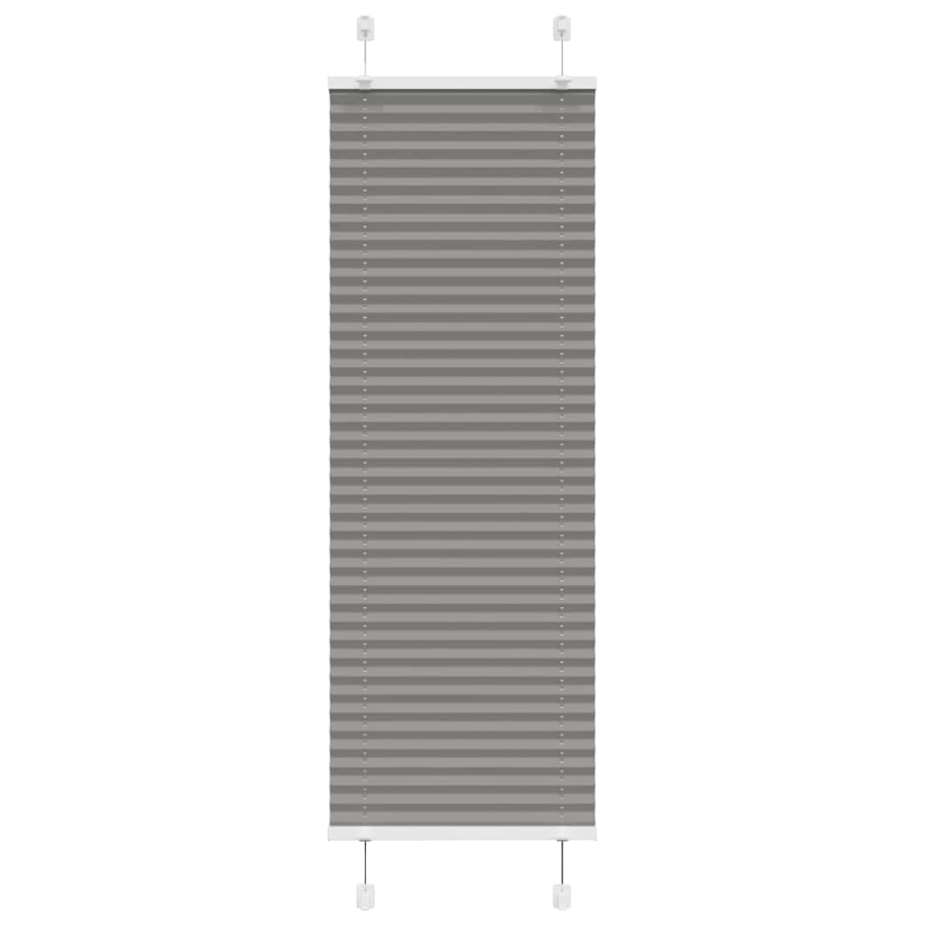 Vidaxx Plissee-Rollo 45x100 cm Stoffbreite 44,4 cm Anthrazit