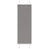 Vidaxx Plissee-Rollo 50x100 cm Stoffbreite 49,4 cm Anthrazit