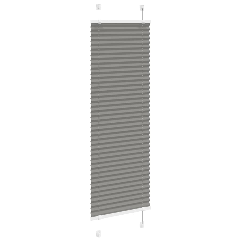 Vidaxx Plissee-Rollo 50x100 cm Stoffbreite 49,4 cm Anthrazit