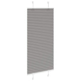 Vidaxl plissé rolgordijn 60x100 cm stofbreedte 59,4 cm antraciet