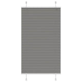 Vidaxx Plissee-Rollo 70x100 cm Stoffbreite 69,4 cm Anthrazit