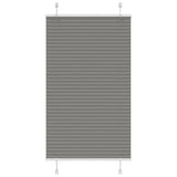 Vidaxx Plissee-Rollo 80x100 cm Stoffbreite 79,4 cm Anthrazit