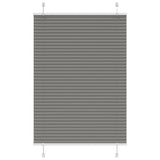 Vidaxx Plissee-Rollo 85x100 cm Stoffbreite 84,4 cm Anthrazit