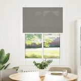 Vidaxx Plissee-Rollo 85x100 cm Stoffbreite 84,4 cm Anthrazit