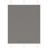 Vidaxx Plissee-Rollo 105x100 cm Stoffbreite 104,4 cm Anthrazit