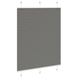 Vidaxx Plissee-Rollo 105x100 cm Stoffbreite 104,4 cm Anthrazit