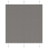 Vidaxx Plissee-Rollo 115x100 cm Stoffbreite 114,4 cm Anthrazit