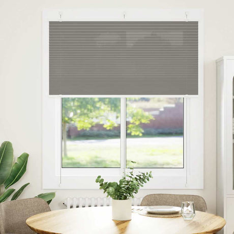 Vidaxx Plissee-Rollo 115x100 cm Stoffbreite 114,4 cm Anthrazit