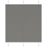 Vidaxx Plissee-Rollo 120x100 cm Stoffbreite 119,4 cm Anthrazit