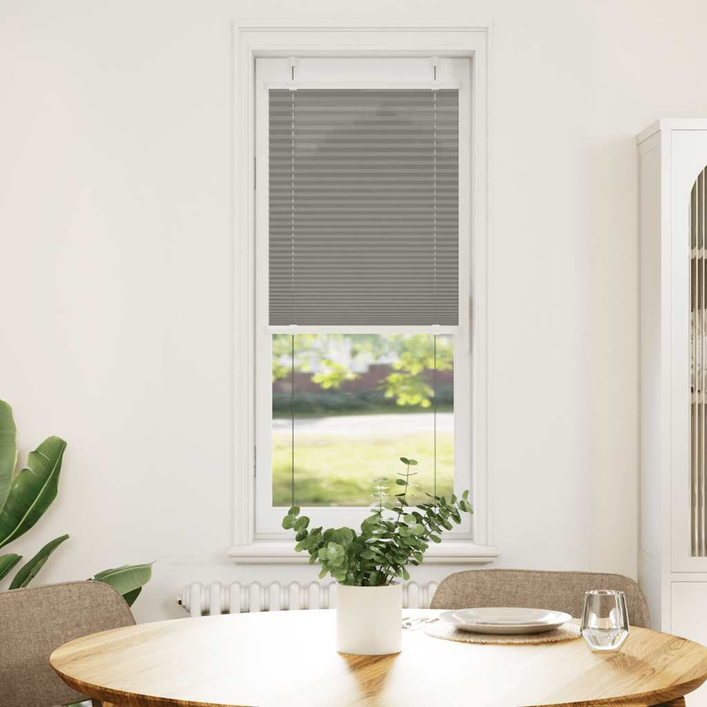 Vidaxx Plissee-Rollo 45x150 cm Stoffbreite 44,4 cm Anthrazit