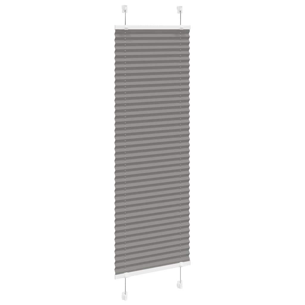 Vidaxx Plissee-Rollo 45x150 cm Stoffbreite 44,4 cm Anthrazit