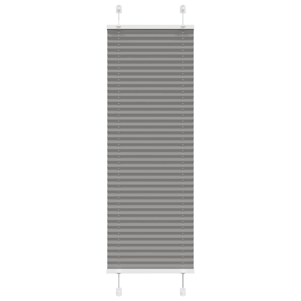 Vidaxl plissé rolgordijn 50x150 cm stofbreedte 49,4 cm antraciet