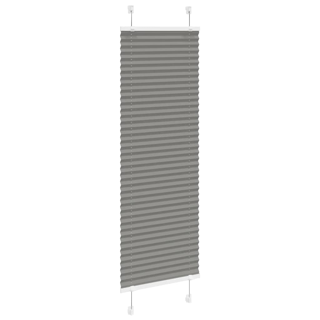 Vidaxl plissé rolgordijn 50x150 cm stofbreedte 49,4 cm antraciet