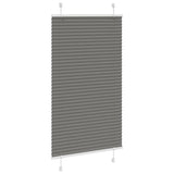 Vidaxl plissé rolgordijn 70x150 cm stofbreedte 69,4 cm antraciet