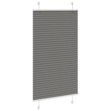 Vidaxx Plissee-Rollo 80x150 cm Stoffbreite 79,4 cm Anthrazit